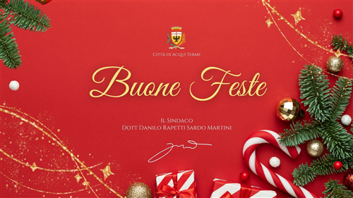 Auguri di Buone Feste da Acqui Terme