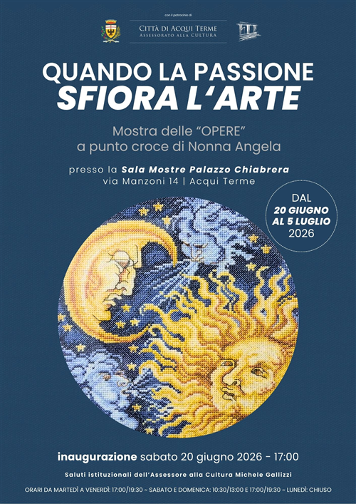 Acqui Terme: in mostra le opere a punto e croce di "Nonna Angela"