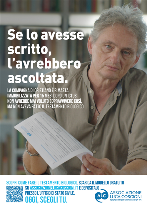 Campagna di informazione sul testamento biologico (Disposizioni Anticipate di Trattamento)